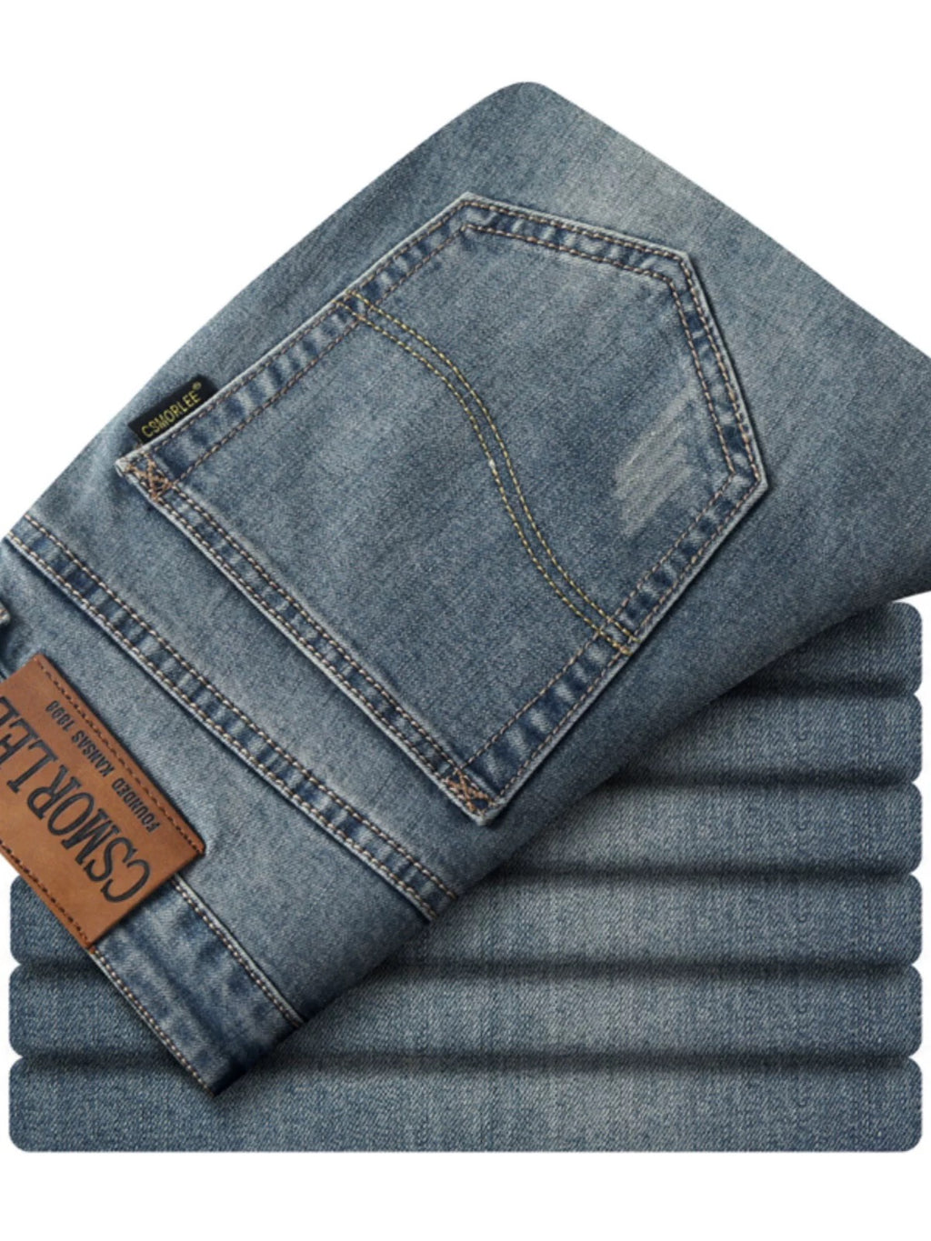 Big-name export foreign trade cut label men's clothing authentic clearance light luxury cow goods original tail goods jeans men's pants first-line tail order