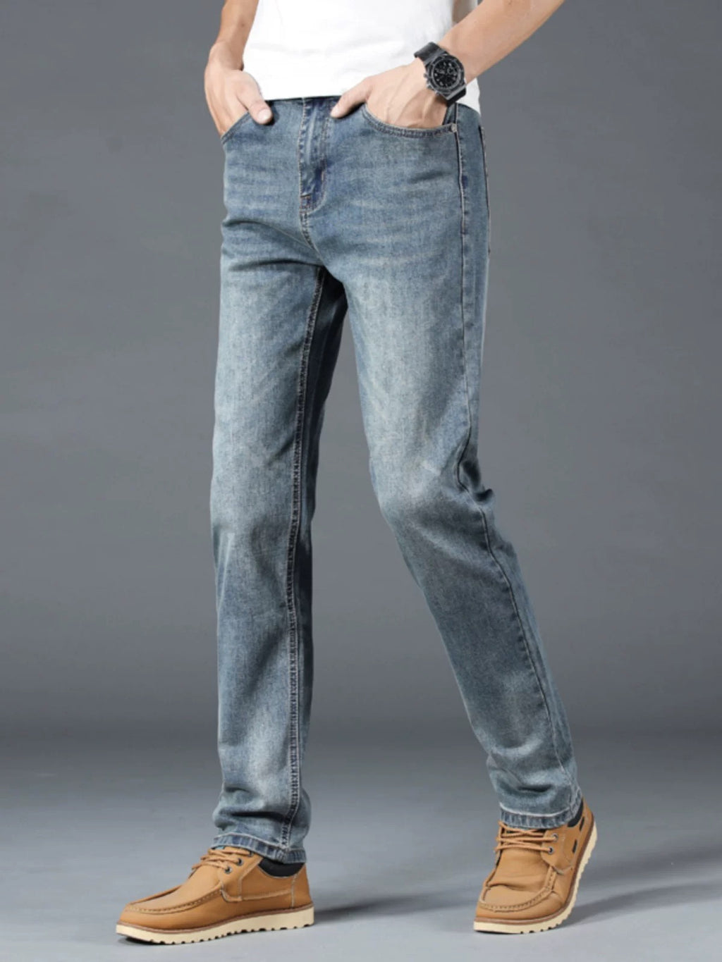 Big-name export foreign trade cut label men's clothing authentic clearance light luxury cow goods original tail goods jeans men's pants first-line tail order