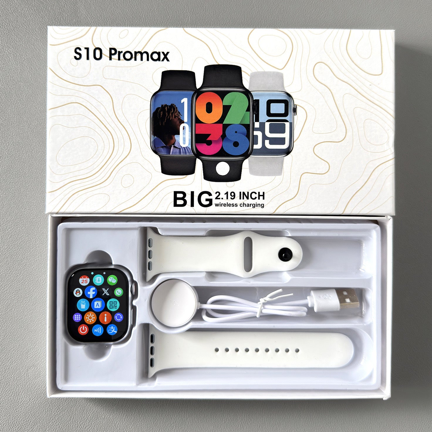 Huaqiang North S10 Promax Smart Watch Lixiang Island Chinese version with NFC adult Bluetooth Watch