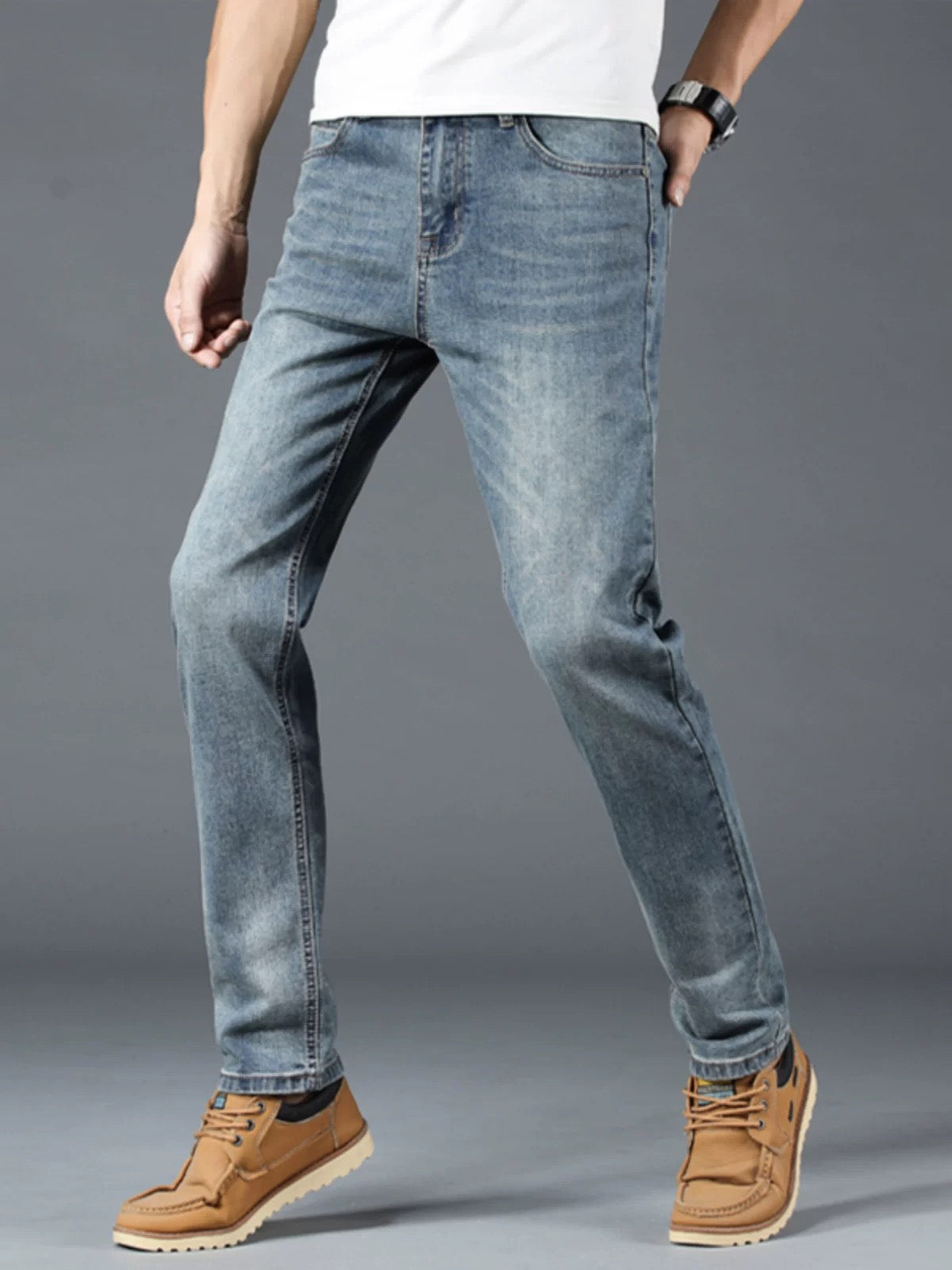 Big-name export foreign trade cut label men's clothing authentic clearance light luxury cow goods original tail goods jeans men's pants first-line tail order