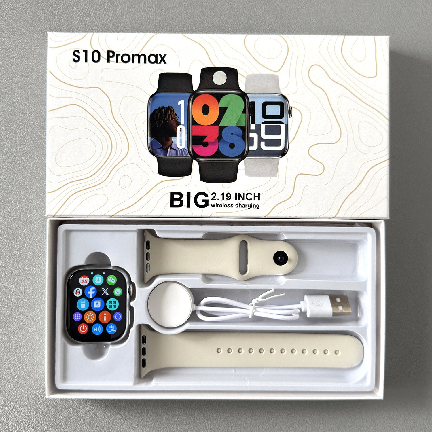 Huaqiang North S10 Promax Smart Watch Lixiang Island Chinese version with NFC adult Bluetooth Watch