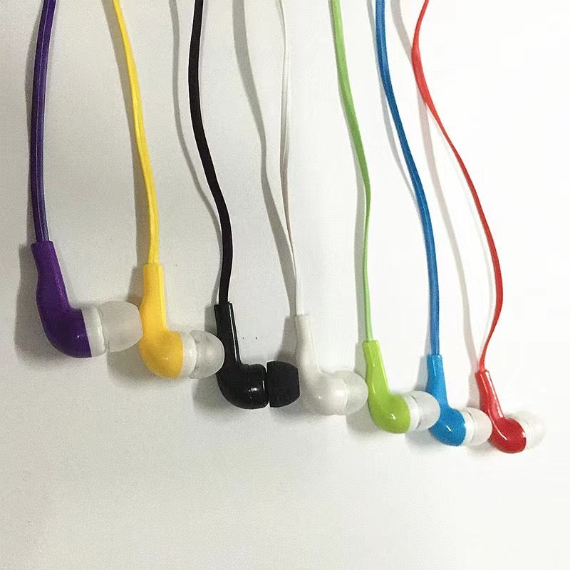 Factory spot one - time ear headphones with foreign trade MP3 MP4 mobile phone gift color aviation headphones