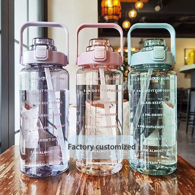 Untitled 21 2 Liter 1 Gallon Sports Plastic Drinking Big Capacity
Straw Type With Time Marker Bpa Tritan Small Oct8_19:30