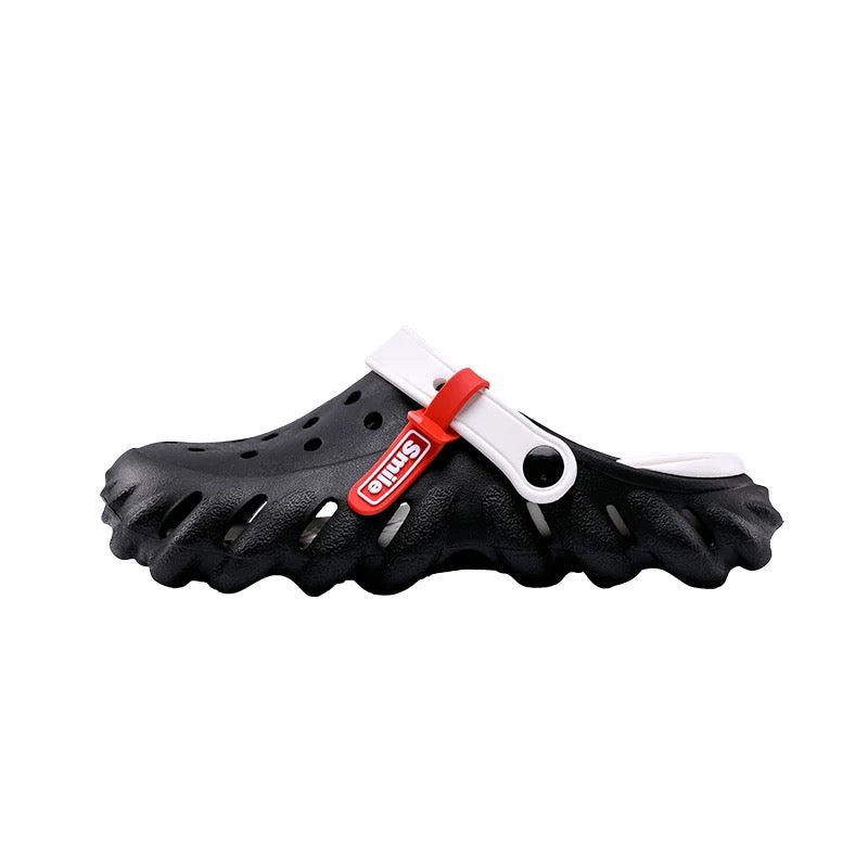 Dongdong shoes men's and women's 2023 new summer outerwear non-slip beach shoes sandals eva bag head stepping on shit slippers