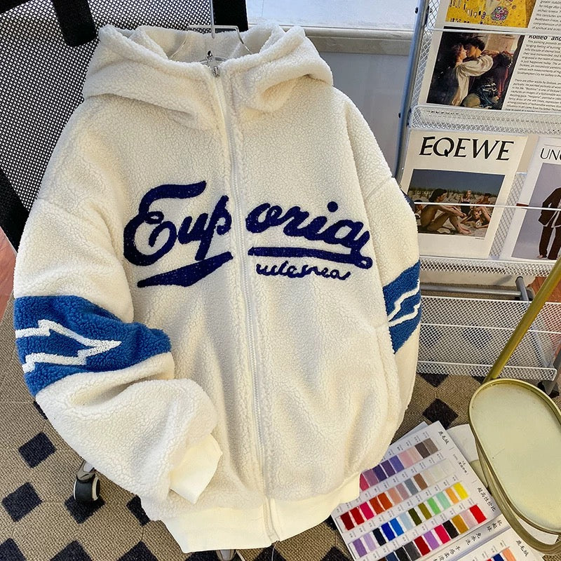 Lamb Suede Man Fall and Winter Handling Heating Cotton Current Students Loose Hat Cotton Cotton Cotton Men