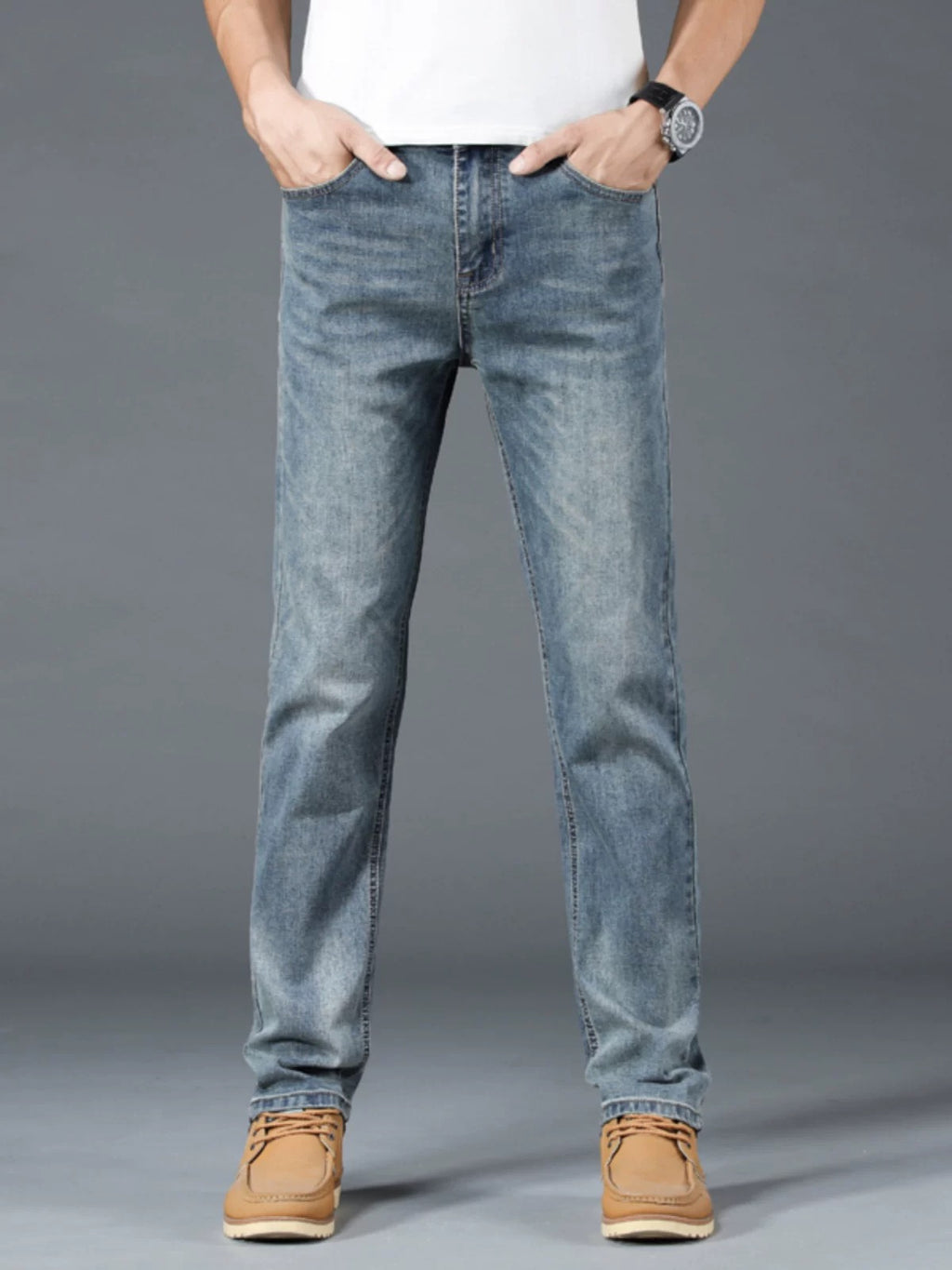 Big-name export foreign trade cut label men's clothing authentic clearance light luxury cow goods original tail goods jeans men's pants first-line tail order