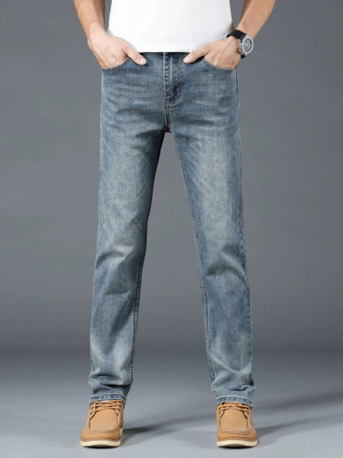 Big-name export foreign trade cut label men's clothing authentic clearance light luxury cow goods original tail goods jeans men's pants first-line tail order