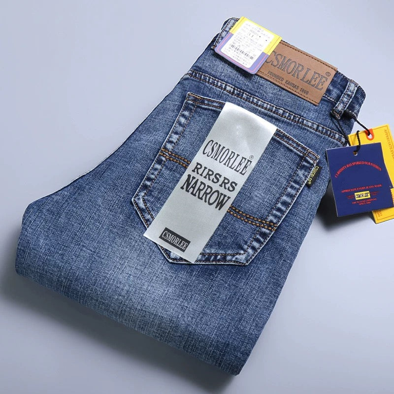 Big-name export foreign trade cut label men's clothing authentic clearance light luxury cow goods original tail goods jeans men's pants first-line tail order